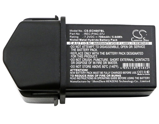 [ECH007BL] Batterie Compatible | Elca | Ni-MH | 700 mAh | 5.04Wh | 7.2V | ECH007BL