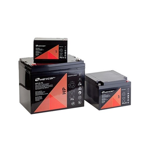 [HP12-75] Batería HEYCAR | AGM | 12V | 75Ah | HP12-75