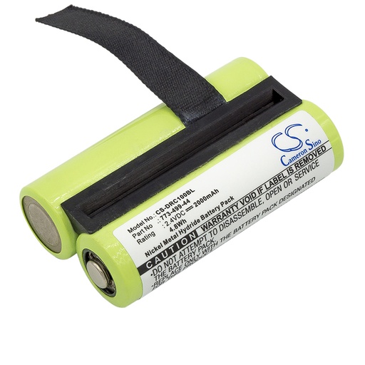 [DRC100BL] Batteria Compatibile Damag | Ni-MH | 2000 mAh | 4.80Wh | 2.4V | DRC100BL
