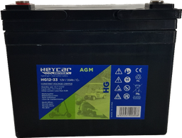 [HG12-33 EV] Batería HEYCAR | AGM | 12V | 33Ah | HG12-33 EV