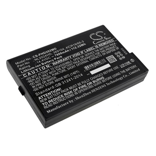 [PHD202MD] Batería Compatible Hamilton C2 C3 | Li-ion | 7800 mAh | 112,32 Wh | 14,4 V | PHD202MD