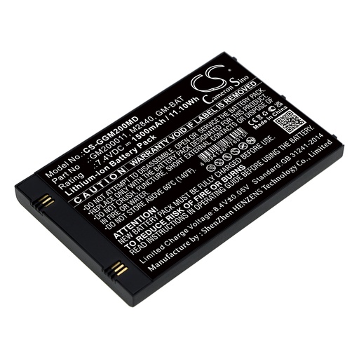 [GGM200MD] Batería Compatible GE | Li-ion | 1500 mAh | 11.10 Wh | 7.4V | GGM200MD