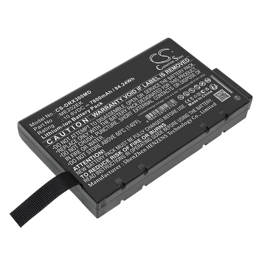 [DRX300MD] Batteria Compatibile Drager Oxylog 3000/3000+/Plus | Li-ion | 7800 mAh | 84.24 Wh | 10.8V | DRX300MD