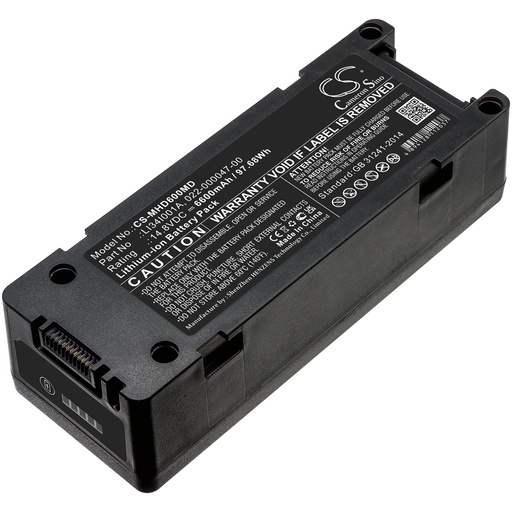 [MHD600MD] Compatible Mindray Battery | Li-ion | 6600 mAh | 97.68 Wh | 14.8 V | MHD600MD